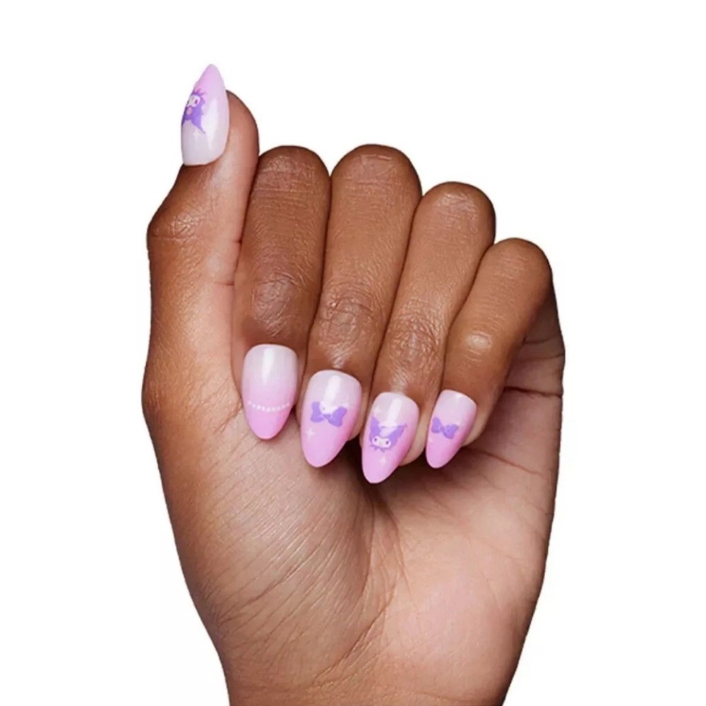 Glamnetic X Hello Kitty and Friends KUROMI Press On Nails Set Reusable 30ct - Picture 4 of 6
